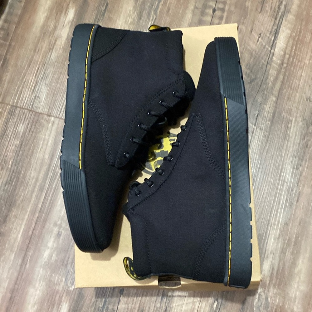 Dr. Martens Cairo Chukka Canvas Boot Black. BRAND NEW